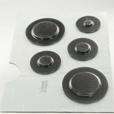 Whirlpool WPW10183374 RANGE SURFACE BURNER CAPS, SET