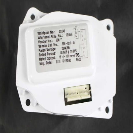 Whirlpool W10822635 SXS REFRIGERATOR AUGER MOTOR