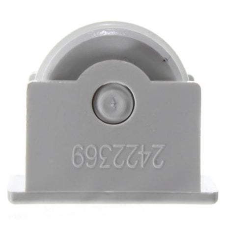 This is a genuine Electrolux 242236801 ROLLER ASSEMBLY,CRISPER PAN