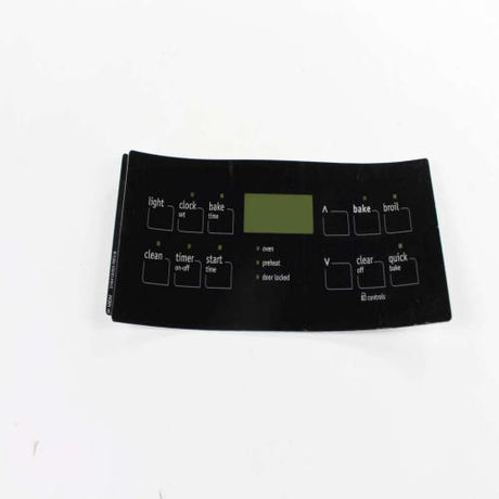 This is a genuine Electrolux 316419353 OVERLAY,CLOCK,BLACK,ES330I,20A