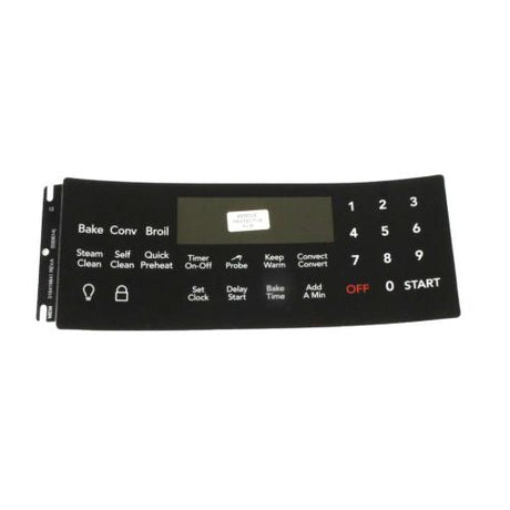 This is a genuine Electrolux 316419841 OVERLAY,CLOCK,BLACK,ES541
