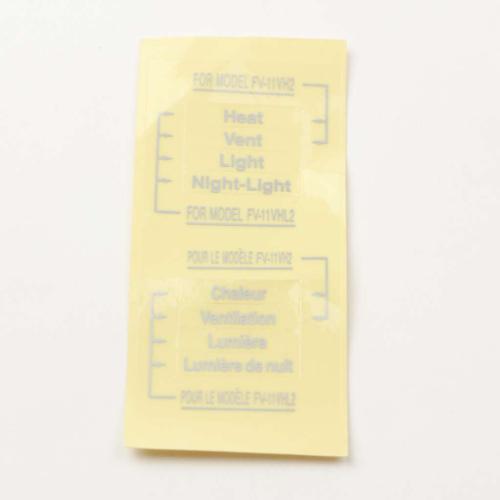 Panasonic FFV5720017S LABEL