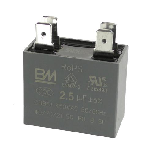 This is a genuine Midea 17400101000019 CAPACITOR (FAN MOTOR - 2.5UF/4