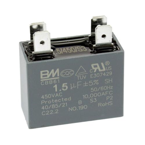 This is a genuine Midea 17400101000081 CAPACITOR (FAN MOTOR - 1.5UF/4