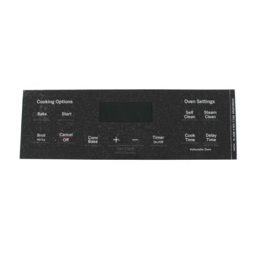 This is a genuine GE WB07X25885 FACEPLATE GRAPHICS
