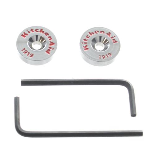 Whirlpool W10846205 REFRIGERATOR HANDLE MEDALLION