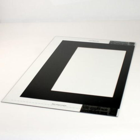 This is a genuine Electrolux 316452722 GLASS,OVEN DOOR,BLACK,W/FOIL