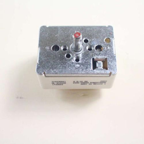 This is a genuine Electrolux 316436001 INFINITE SWITCH LARGE ELEMENT
