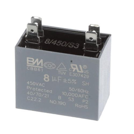 This is a genuine Midea 17400101000126 CAPACITOR (FAN MOTOR - 8UF/450
