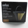 Delonghi AX13210002 BRSC002 FILTER-GOLDTONE BRAUN