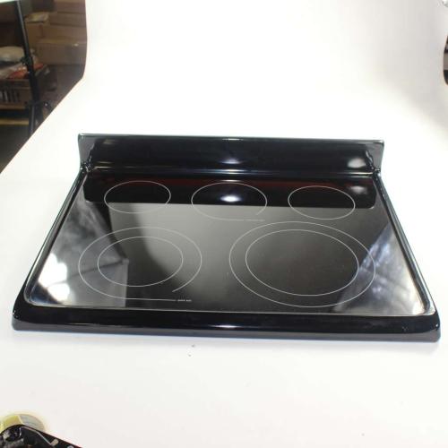 This is a genuine Electrolux 316531953 MAINTOP,STEEL/GLASS,BLACK