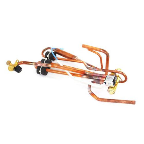 This is a genuine Midea 15422000002355 VALVE (4-WAY ASSEMBLY)