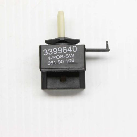 This is a genuine Whirlpool WP3399640 DRYER CYCLE SELECTOR SWITCH