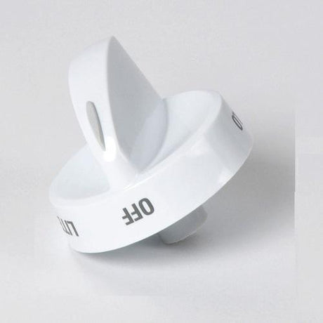 This is a genuine Electrolux 316442512 KNOB,TOP VALVE,WHITE