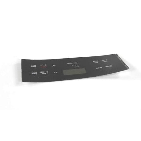 This is a genuine Electrolux 316419145 OVERLAY,CLOCK,BLACK,ES300
