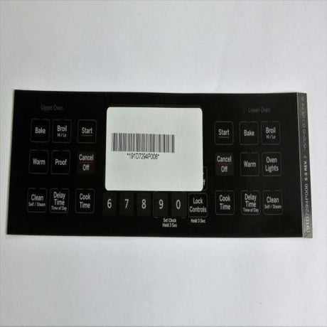 GE WB27T11465 OVERLAY