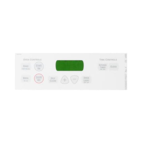 GE WB27T10687 FACEPLATE GRAPHICS