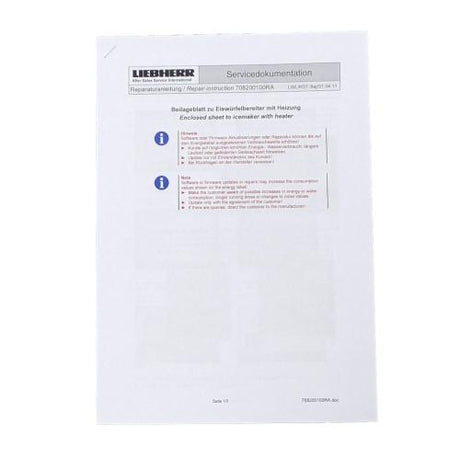 Liebherr 7082001 INSERT