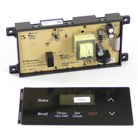 This is a genuine Electrolux 318185339 CLOCK/TIMER,EOC,BLACK,W/OVERLA