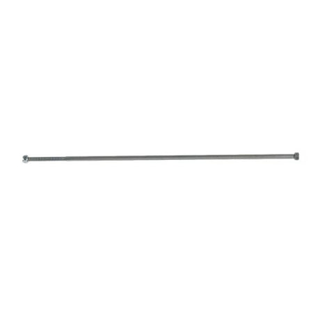 This is a genuine Bertazzoni Z310121 REAR WHEEL THREADED ROD + LOCK