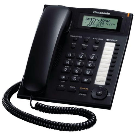 This is a genuine Panasonic KX-TS880B INTEGRATED CORDED PHONE