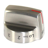Electrolux 5304521003 KNOB,INFINITE SWITCH,STAINLESS