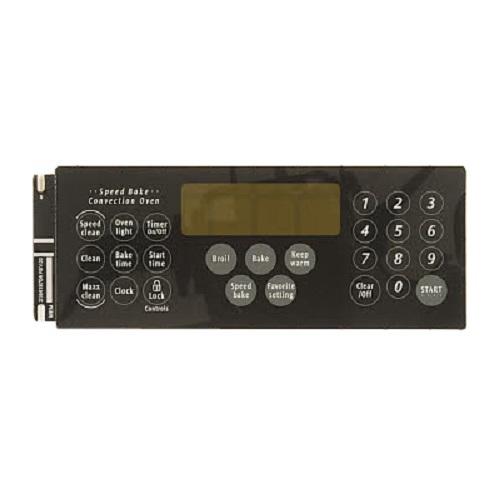 Electrolux 316419704 OVERLAY,CLOCK,BLACK,W/MINI OVE