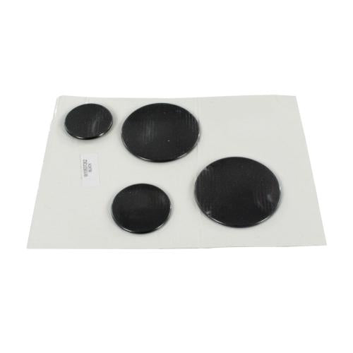 Whirlpool W11161846 STOVE SURFACE BURNER CAP SET