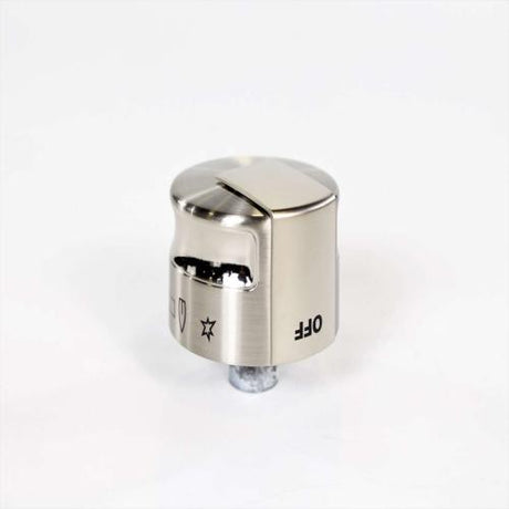 This is a genuine Electrolux 316535702 KNOB,TOP VALVE,STAINLESS