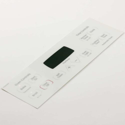 This is a genuine GE WB27T11006 FACEPLATE GRAPHICS (WH)
