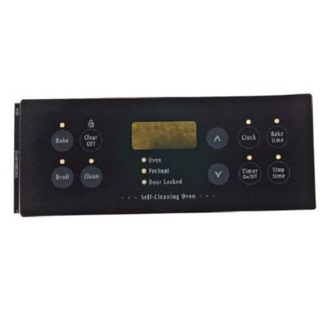 This is a genuine Electrolux 316220805 OVERLAY,CLOCK,BLACK,ES300