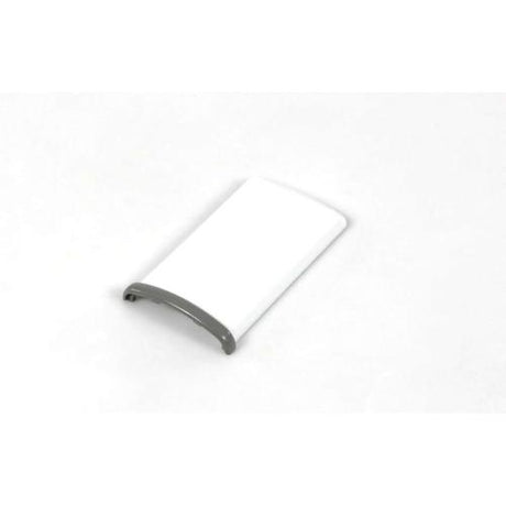 This is a genuine Electrolux 297309800 TRIM-HANDLE,WHITE,W/GRAY BAND