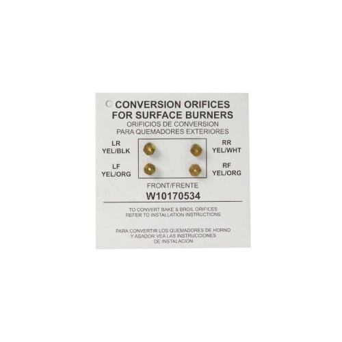 Whirlpool WPW10170534 SPUD-ORFCE