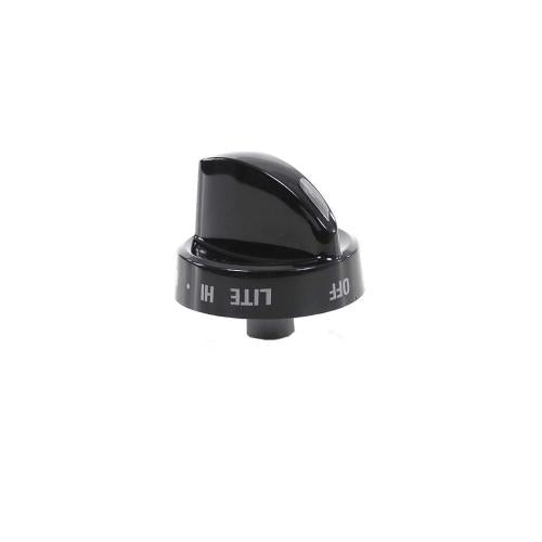 This is a genuine Electrolux 316442513 KNOB,TOP VALVE,BLACK