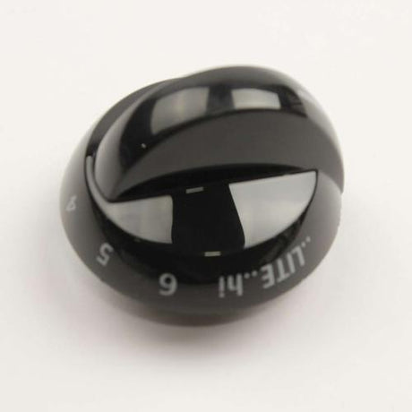 This is a genuine Electrolux 316220009 KNOB,TOP VALVE,BLACK,4