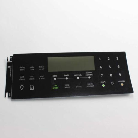 This is a genuine Electrolux 316419828 OVERLAY,CLOCK,BLACK,ES540