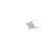 Midea 12132000001075 HINGE COVER (WHITE)