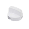 Electrolux 5304490409 KNOB,TOP VALVE,WHITE,(4)