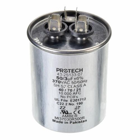 Rheem 43-25133-07 PRO 50/3/370 DUAL ROUND CAP