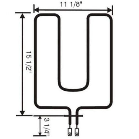 This is a genuine Electrolux 5303051140 ELEMENT,BROIL,2950 W
