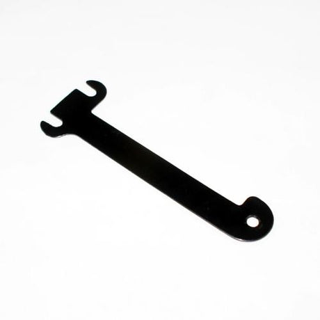 This is a genuine Electrolux 240336803 SPACER-HINGE,CENTER,BLACK