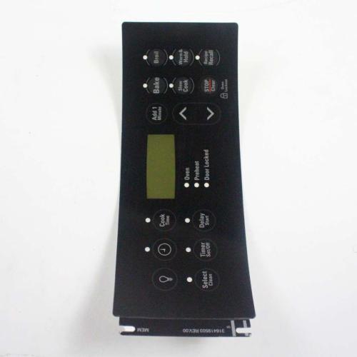 Electrolux 316419503 OVERLAY,CLOCK,BLACK,ES355