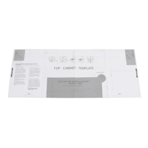 This is a genuine Midea 16170000A81646 TOP CABINET TEMPLATE