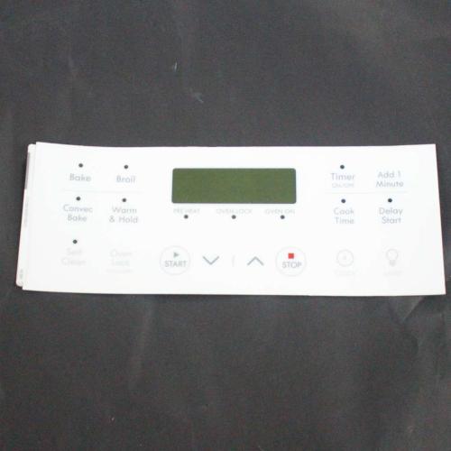 Electrolux 316633008 OVERLAY,CLOCK,WHITE