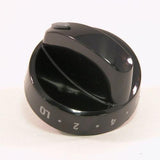 Electrolux 316442501 KNOB,TOP VALVE,BLACK