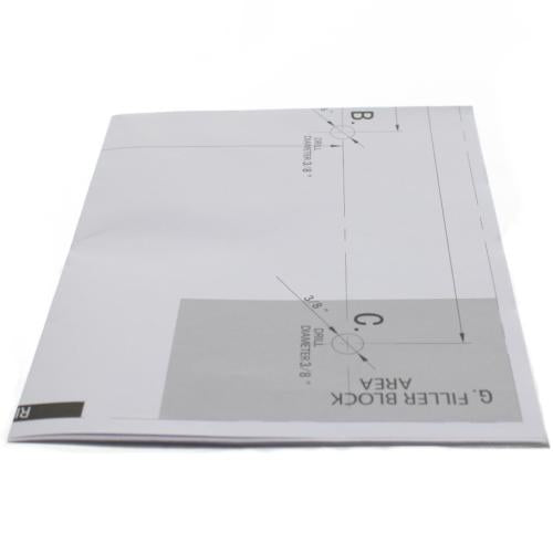 Midea 16170000A82918 OTR UPPER TEMPLATE