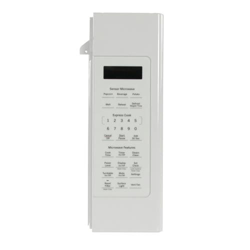 This is a genuine GE WB56X30168 WHITE CONTROL PANEL WHITE LED