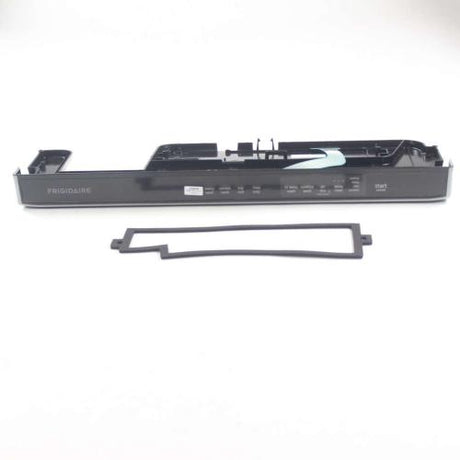 This is a genuine Electrolux 5304501498 CONSOLE ASSEMBLY,BLACK/STAINLE