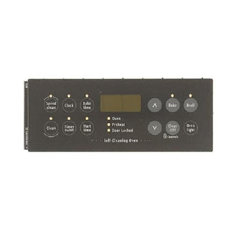 This is a genuine Electrolux 316419303 OVERLAY,CLOCK,BLACK,ES340
