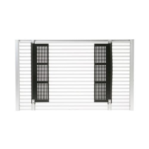GE RAG14E ARCHITECTURAL LOUVERED EXT GRI